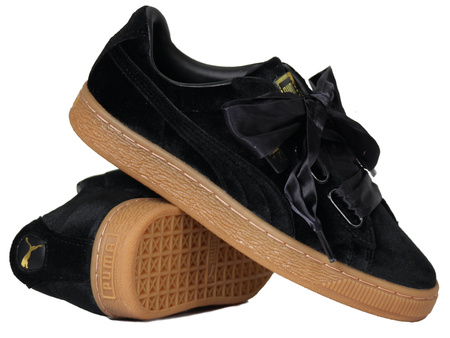 BUTY PUMA BASKET HEART VELVET (367274-01)