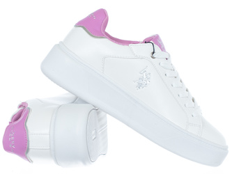 BUTY DAMSKIE - U.S. POLO ASSN. - YVONNE001A-WHI-FUX01