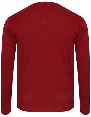 SWETER MĘSKI - CZERWONY