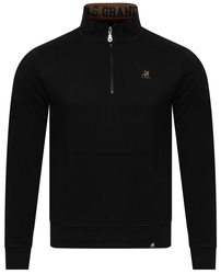 U.S. GRAND POLO EQUIPMENT & APPAREL - BLUZA MĘSKA - SWEATSHIRT WITH HALF ZIP US52300M/4008