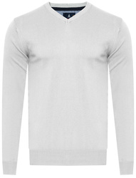SWETER MĘSKI V-NECK - 201 SZARY