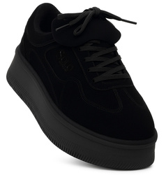 SOLO SOPRANI COUTURE - BUTY DAMSKIE - SSW521P34/03 JENNY SUEDE FUR