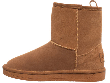 SKÓRZANE BOTKI DAMSKIE - SOLO SOPRANI COUTURE - SCW421P08/21 TIR CAMEL