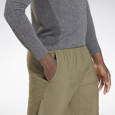 REEBOK - SZORTY SPORTOWE MĘSKIE - AUSTIN SHORT - SOLID GS9425