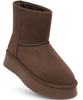 SKÓRZANE BOTKI DAMSKIE - SOLO SOPRANI COUTURE - SCW421P09/03 TIR PLATFORM
