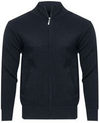SWETER MĘSKI ROZPINANY - H206 GRANATOWY