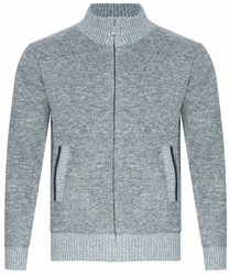 SWETER MĘSKI - S8626/JASNOSZARY