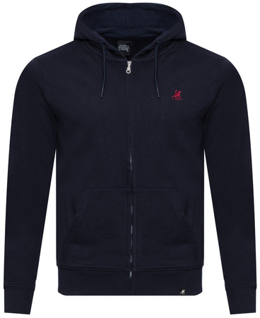 U.S. GRAND POLO EQUIPMENT & APPAREL - BLUZA MĘSKA Z KAPTUREM - HOODIE FULL ZIP US52325M/3922