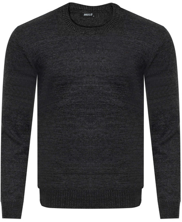 SWETER MĘSKI - S8755/CIEMNOSZARY