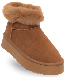 Buty damskie SOLO SOPRANI COUTURE SCW421P12/21 HUGH PLAT CAMEL