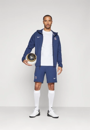 NIKE - BLUZA MĘSKA ROZPIANANA Z KAPTUREM - PSG TECH FLEECE FZ7224-410