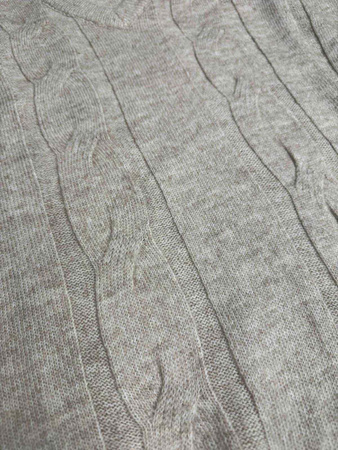 GUIDO MARIA KRETSCHMER - SUKIENKA SWETERKOWA DAMSKA Z DŁUGIM RĘKAWEM - MILLA DRESS GMK-0923-07720 BEIGE