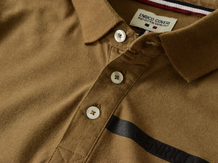 ENRICO COVERI - BLUZKA POLO Z DŁUGIM RĘKAWEM MĘSKA - CO42505/015