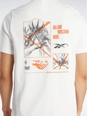 REEBOK- T-SHIRT MĘSKI - BB BASKETBALL CT SS TEE HN5804