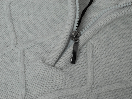 SWETER MĘSKI Z POŁGOLFEM - 8157 GREY