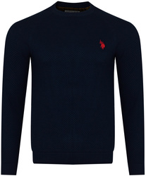 U.S. POLO ASSN. - SWETER MĘSKI MIEL US40 187 014 002056 179
