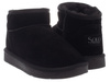 SKÓRZANE BOTKI DAMSKIE - SOLO SOPRANI COUTURE - SCW421P04/01 HUGH LOW BLACK