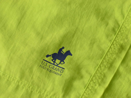 U.S. GRAND POLO EQUIPMENT & APPAREL - KĄPIELÓWKI MĘSKIE - US51714BW/0452 LIME GREEN