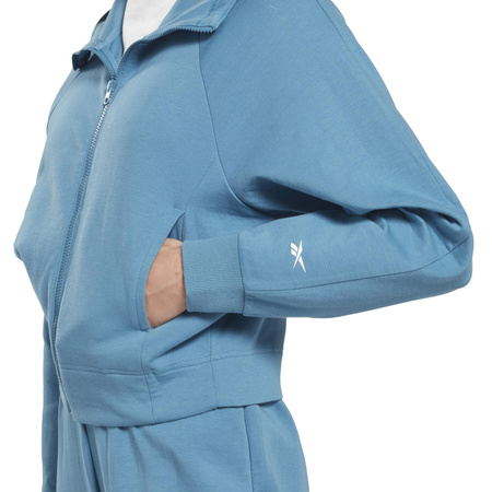 REEBOK - BLUZA DAMSKA ROZPINANA Z KAPTUREM - TS DREAMBLEND COTTON FZ HT6099