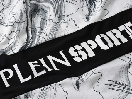 PLEIN SPORT - KOSZULKA MĘSKA - PS25MTS06/01 WHITE