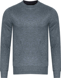 SWETER MĘSKI - N537 JASNOSZARY