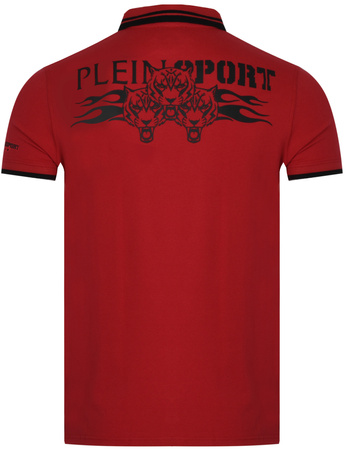 PLEIN SPORT - KOSZULKA MĘSKA POLO - PS25MPL02/13 RED