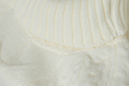 AS FAWOR COLLECTION - SWETER MĘSKI Z GOLFEM - 02328/KREMOWY