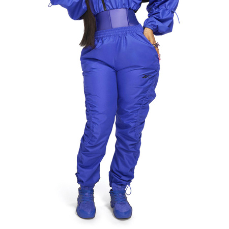 REEBOK - SPODNIE DRESOWE DAMSKIE - RBK CARDI B WOVEN PANT HM5046