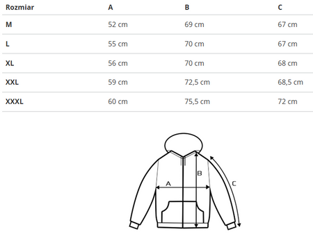 U.S. GRAND POLO EQUIPMENT & APPAREL - BLUZA MĘSKA Z KAPTUREM - HOODIE FULL ZIP US52325M/340