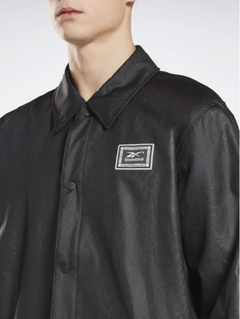 REEBOK - KURTKA PRZEJŚCIOWA MĘSKA - BB BBALL COACHES SNAP JKT HU2016