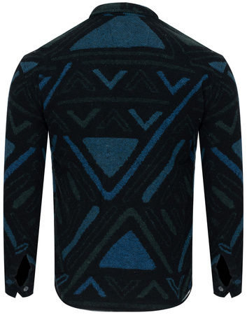 KOSZULA MĘSKA - CZARNY TRÓJKĄTY