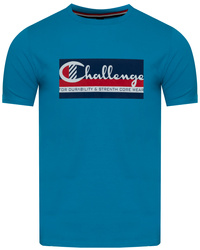 JUMPER - T-SHIRT KOSZULKA MĘSKA - 3023 NIEBIESKI