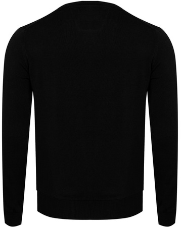 SWETER MĘSKI V-NECK - 200-1 CZARNY