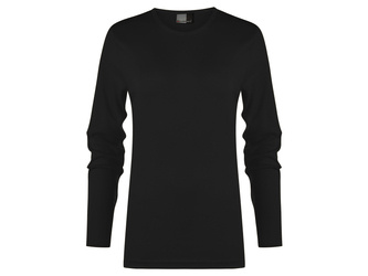 KOSZULKA PROMODORO WOMEN'S INTERLOCK-T LONGSLEEVE BLACK 3465A-9D- CZARNY