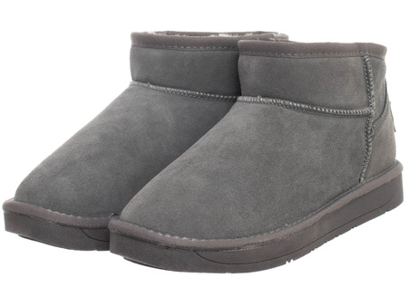 SKÓRZANE BOTKI DAMSKIE - SOLO SOPRANI COUTURE - SCW421P04/23 HUGH LOW SHARK