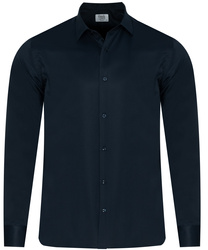 ESPADA - KOSZULA MĘSKA - 0786S GRANATOWY 65/35