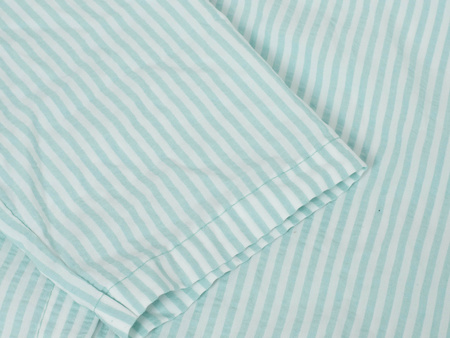 FASHION - KOSZULA DAMSKA W PASKI - ID8849 MIĘTOWA