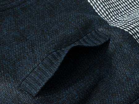 MUST PARKOUR - SWETER MĘSKI ROZPINANY - S8656 CIEMNOSZARY