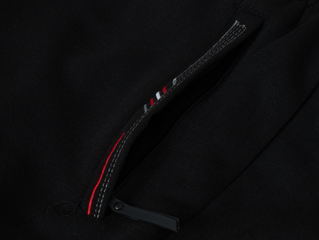 DUNAUONE- SPODNIE MĘSKIE DRESOWE - R-41309-JK CZARNY ID8494