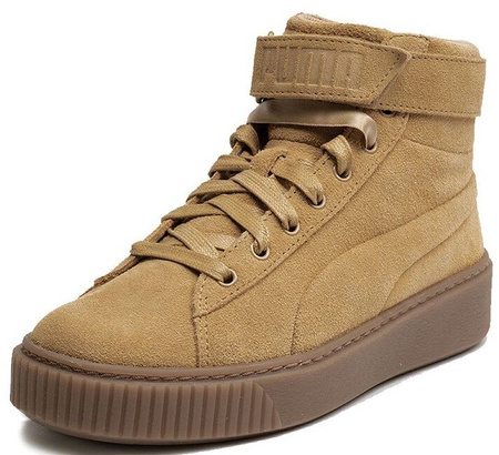 PUMA - BUTY DAMSKIE - SUEDE PLATFORM MID JR 366018-03