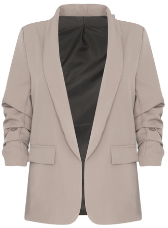 FASHION - MARYNARKA DAMSKA - ID8894 TAUPE