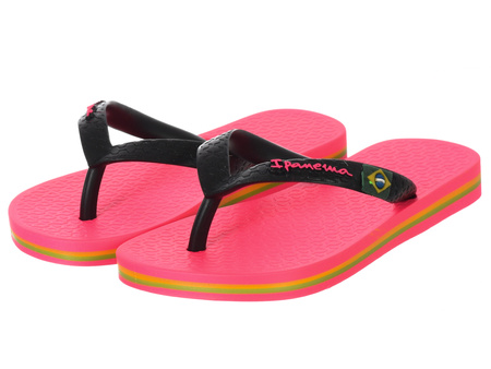 IPANEMA - JAPONKI DZIECIĘCE - CLAS BRASILL II 20505 PINK/BLACK