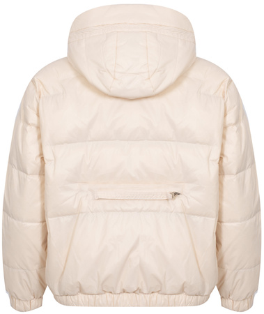 ROMEO GIGLI - KURTKA PUCHOWA DAMSKA Z KAPTUREM - 01W24 R01 / BEIGE