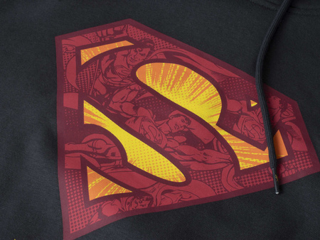 REEBOK - BLUZA MĘSKA DC x RBK SUPERMAN HOODIE IB5818