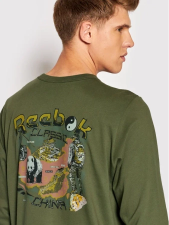 REEBOK - LONGSLEEVE MĘSKI - CL DESTINATION LS TEE HB9904