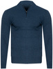 SWETER MĘSKI Z PÓŁGOLFEM - K6007 GRANATOWY 