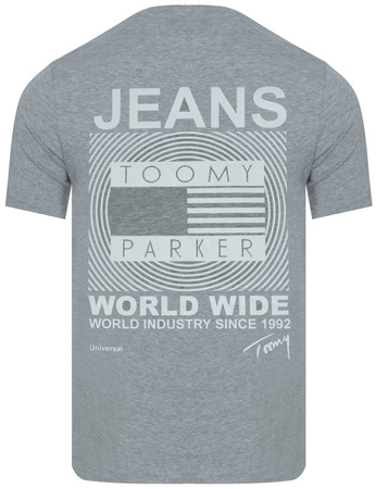 JUMPER - T-SHIRT KOSZULKA MĘSKA - 3000 SZARY