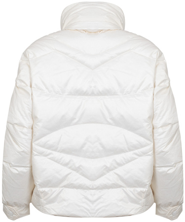 ROMEO GIGLI - KURTKA PUCHOWA DAMSKA Z WYSOKO ZAPINANYM KOŁNIERZEM - 01W24 R04 / PANNA