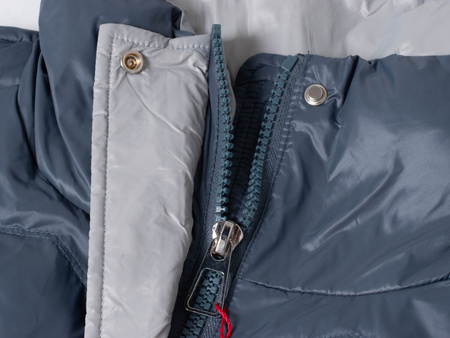 ROMEO GIGLI - PŁASZCZ PUCHOWY DAMSKI - 01W24 R07 / BLU