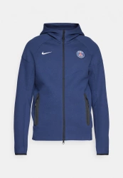 NIKE - BLUZA MĘSKA ROZPIANANA Z KAPTUREM - PSG TECH FLEECE FZ7224-410